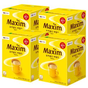 맥심 모카골드 커피믹스 190T X 4개