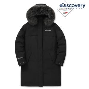 [디스커버리] 베르겐 고어 윈드스토퍼 구스 다운 롱패딩 DWDJ7P046-BKS