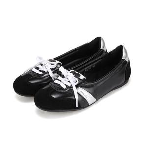 [바바라(슈즈)]바바라 운동화 스타일 여성플랫 BBI132BK