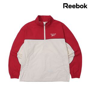 [리복]리복 레전드 웜업 아노락 레드 반집업 (REJU4EA13IV)