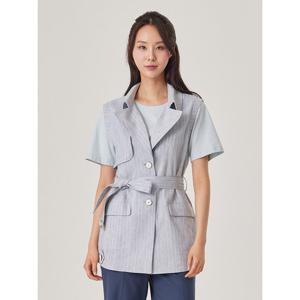 [조이너스]린넨 탭 장식 트렌치 베스트_JACU4-WVT100