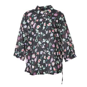 [몬테밀라노]플라워나염 아사면 카라 블라우스 QL506B1639A