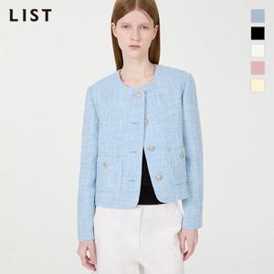 [리스트] 라운드넥 트위드 자켓_TWWJKP52100