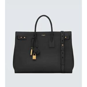 생로랑 Sac de Jour Thin 라지 레더 토트 백 P00645414