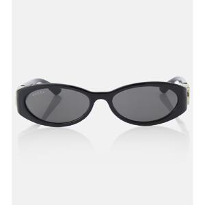 구찌 Interlocking G 오벌 선글라스 P00925446