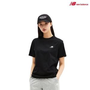 [뉴발란스]UNI 에센셜 스몰로고 반팔티 NBNEE21013 블랙