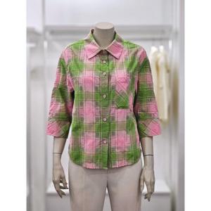 프렐린 세이브존02 면레이온혼방체크남방 RBB252511