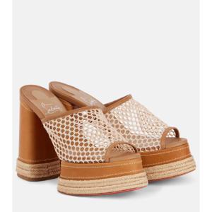 크리스찬루부탱 Almeja 130 플랫폼 에스파드리유 뮬 P01016246