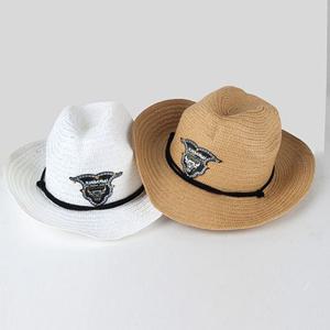 웨스턴 왕골모자 바캉스모자 밀짚모자 여름모자 바캉스모자