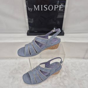 [미소페]By미소페 라이트 웨지 스트랩 샌들 112HH424TF012 NAVY