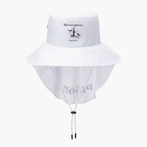 [먼싱웨어]여성 넥 커버 버킷햇 화이트(MQ222LCP62)