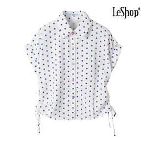 르샵  도트팝 스트링 반팔 셔츠 (BP5BL002A)