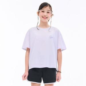 [오션스카이]여아 쿨 일러스트 그래픽 반팔 티셔츠-ECJG5894E0T