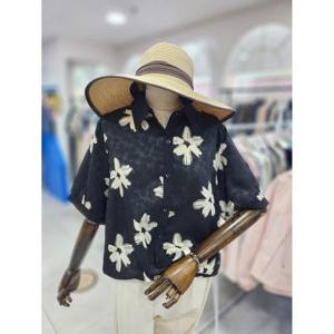 스테파니 세이브존08 카라 밑단 꼬임 블라우스 A25SH5230