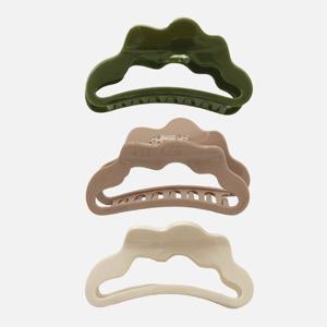 제이로렌 물결 구름 반묶음 집게핀 H01347