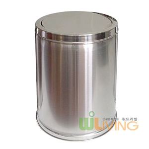 미니뱅뱅이 스텐휴지통35L/회전식뚜껑휴지통