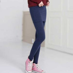 데일리 치마 레깅스 4부 스커트 가벼운 외출 패션