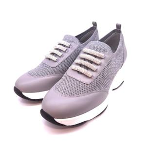 [에스콰이아]여성 니트 키높이 스니커즈 EQESHZ754GY