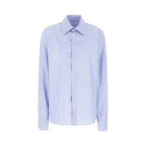 생로랑 셔츠 818606Y4K47 4783 BLEU BLANC