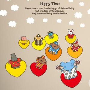 아트박스/뭉키데코 Kids D.I.Y Sticker_엘리 하트 풍선을 타고