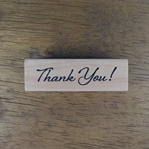 아트박스/스탬프 하우스 [메세지]필기체 Thank you