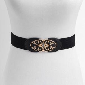 아트박스/위드마켓 엘레강스 스판 밴딩벨트(블랙)/ 와이드 밴드