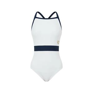 [아레나] (A5BL1LO04_WHT) 여성 마린 플레이어 원피스 싱글 크로스 스트랩백
