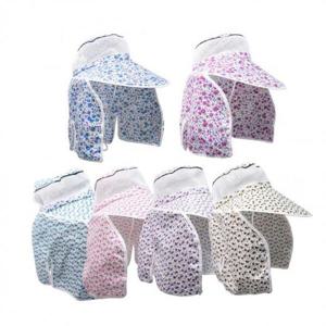 아트박스/이룸 여름 햇빛 가리개 자외선 차단 꽃무늬 모자