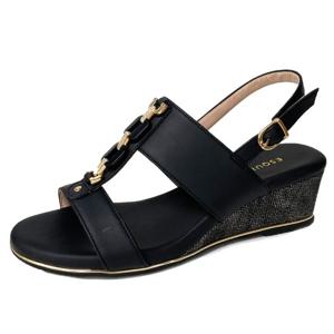 [에스콰이아]여성 웨지 샌들 EQEMSD934BK