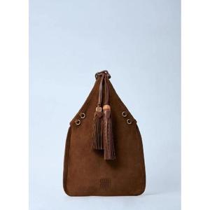 26 SS 미우미우 여성 술 장식 스웨이드 핸드백 miu0261020brn