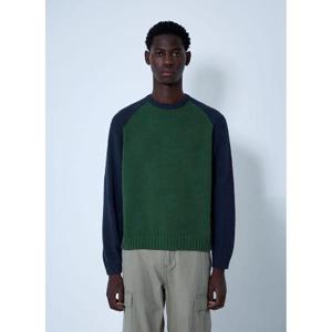 26 SS 스투시 남성 컬러 블록 스웨터  sts0161006grn