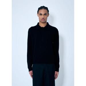 26 SS 생로랑 남성 울 폴로 셔츠  sla0159008blk