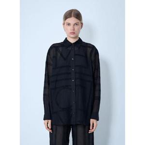 26 SS 토템 여성 클래식 크로셰 셔츠  tot0261064blk