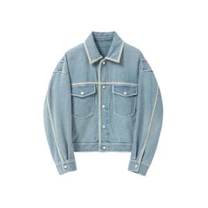우영미 크로셰 데님 자켓 블루   25SS W251JP21982L