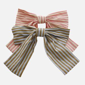 제이로렌 스트라이프 빅 리본 자동핀 H01423