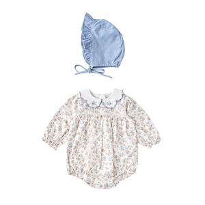 [밍크뮤]SC선물포장(블루)몽아미플라워SET바디슈트 (35A1260405)2025가을겨울 신생아 백일 외출우주복 A