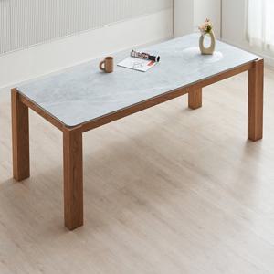 레노라 세라믹 6인용 식탁테이블 2000 오크원목