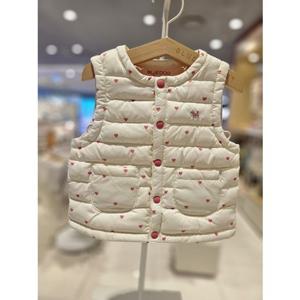 블루독베이비[hu] 25.FW PK)웜라이트경량베스트 45A19-131-03 패딩베스트 아우터조끼 외출복 경량패딩조끼