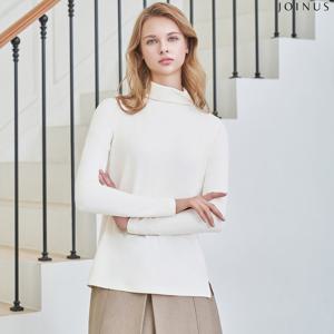 조이너스 아이보리 코튼 모달 티블라우스 J243B001A_03
