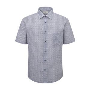 [레노마(셔츠)]히피스커스 플라워 슬림핏반팔셔츠  RPUSL1376NY