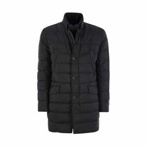 에르노 트렌치 코트 다운 패딩 자켓 블랙 남성 PI007ULE 12456Z 9300