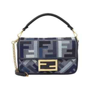 펜디 바게트 체인 숄더백 블루 8BS017AV11F1LAZ