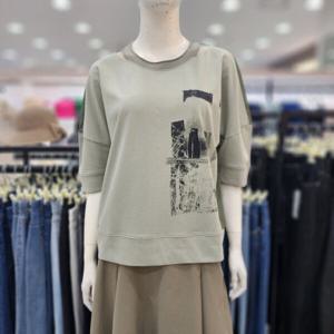 [조이너스]여성 브랜드 24신상 라운드 면 여름 반팔 티셔츠JEU6W