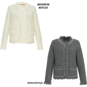 [미니멈]MD 진주 수술 노카라 가디건 MD MXCAKC8230_CJ