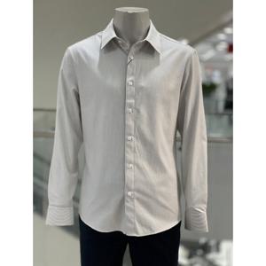 [바쏘옴므]WSZ3TD20A 베이지 면 혼방 스트레치 스판 캐주얼 셔츠