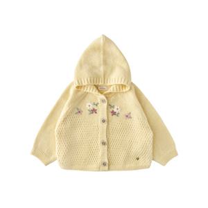 M밍크뮤D 25FW (YE)플라워덧수판초니트가디건 (35A1520006)