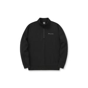 디스커버리긴팔티 AQS DXTR30044-BKS 니트 에센셜 반집업 트레이닝 맨투맨