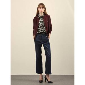 올리비아로렌 sh06 이중넥배색가디건 VOBBC4W9133