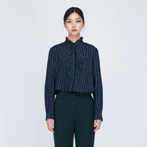 [TAG 285000원][케이엘바이린] 포니티 패턴 블라우스 KWBLOK0200