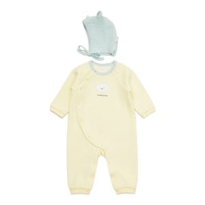 블루독베이비 YE도기쭈글퀼팅우주복 45C70-041-03